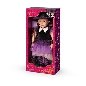 Our Generation Witch Doll - Purple and Black Outfit
